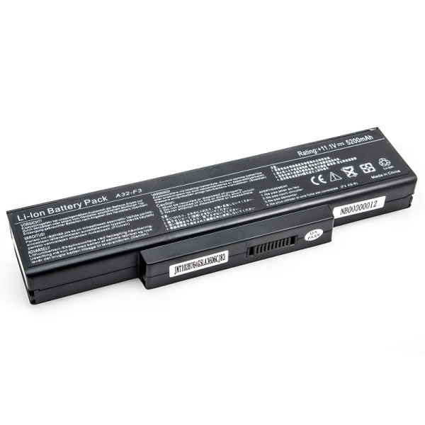Аккумулятор PowerPlant для ноутбуков Asus F2, F3 (A32-F3, AS9000LH) 11,1V 5200mAh